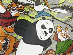 Name It grey melange Kong Fu Panda t-shirt